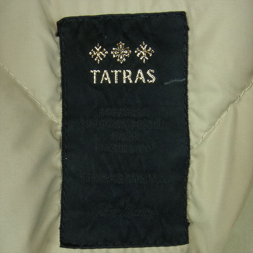 TATRAS タトラス MTA-4112 国内正規品 ダウンライナー付き トレンチ コート ポーランド製 グレイッシュベージュ系 03【中古】