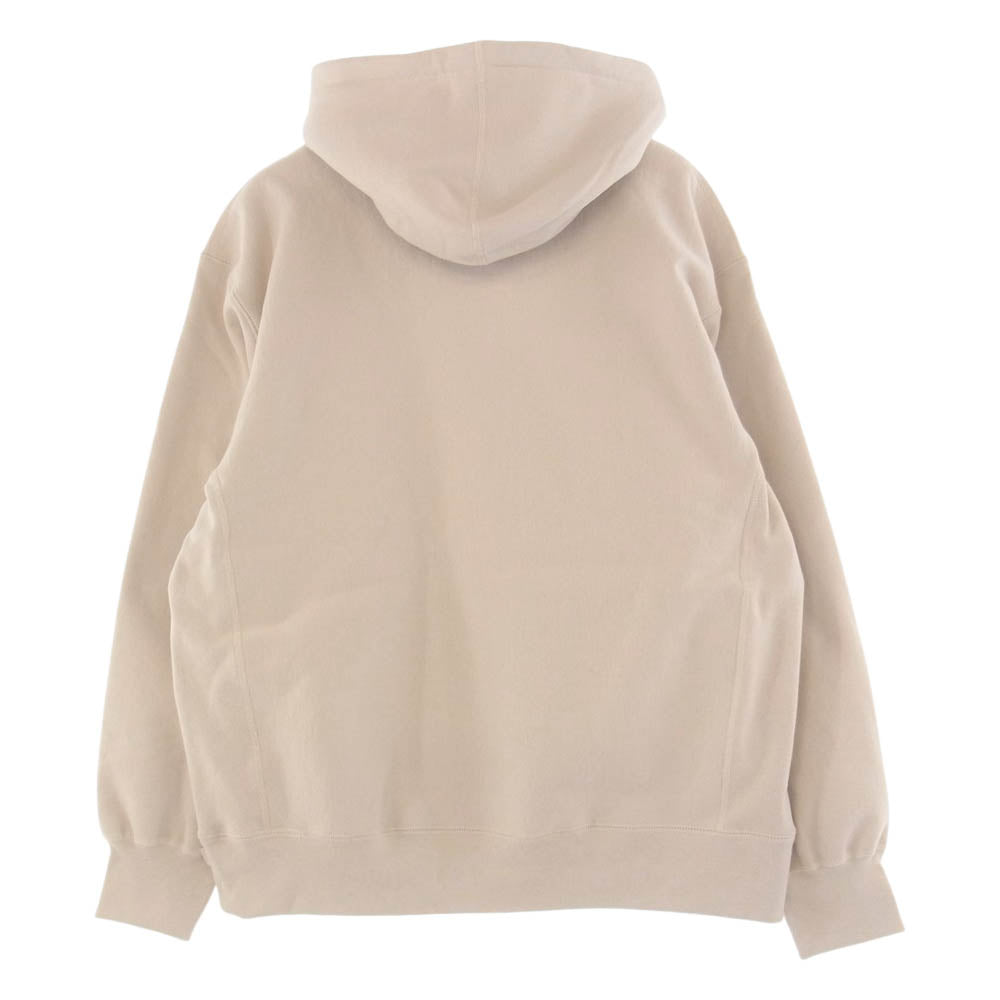 Supreme シュプリーム 22AW Small Box Logo Hooded Sweatshirt スモール ボックスロゴ フーデッド スウェット プルオーバ― パーカー ベージュ ベージュ系 L【新古品】【未使用】【中古】