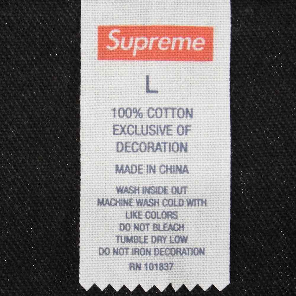 Supreme シュプリーム 22AW Denim Baseball Jersey デニム ベースボール ジャージ 半袖 シャツ ブラック系 L【新古品】【未使用】【中古】