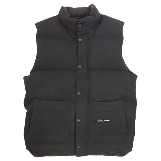 CANADA GOOSE カナダグース 4131JM　 国内正規品 グリフィンタグ WINDSOR VEST ウィンザー ダウン ベスト ブラック系 M【中古】