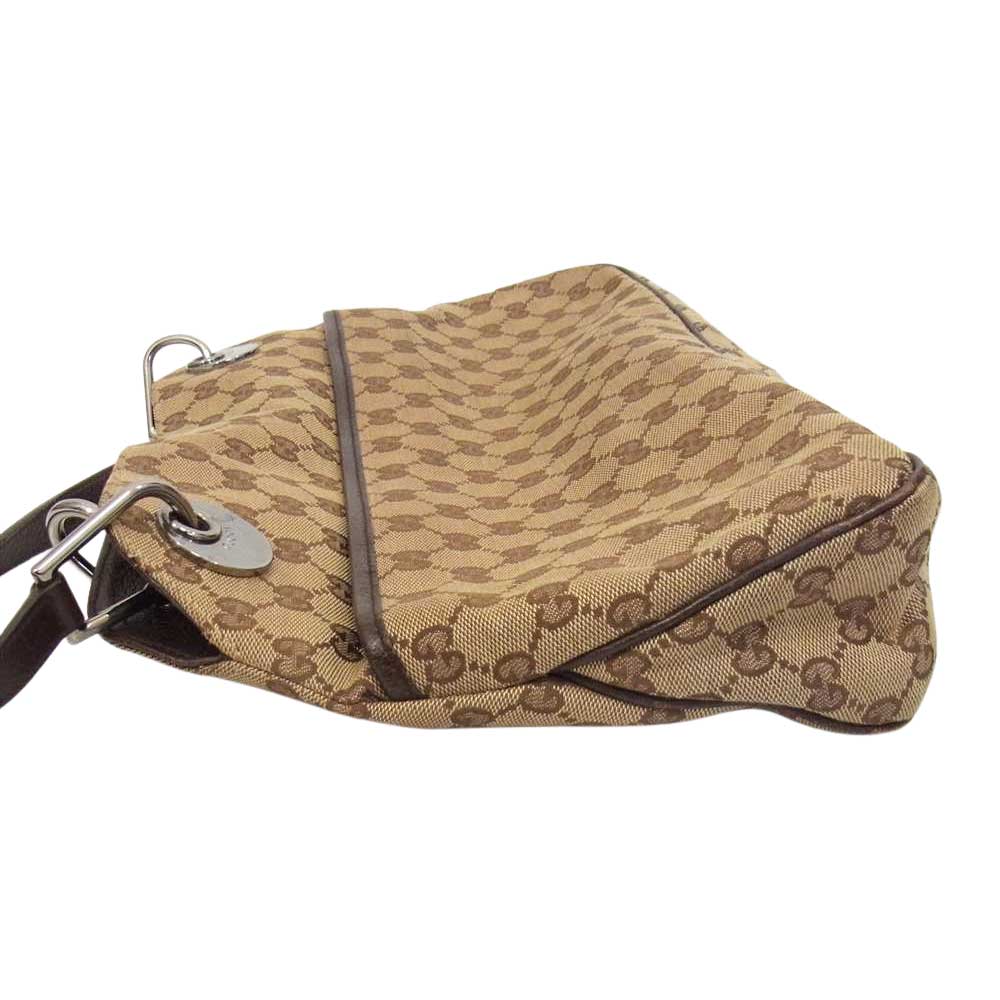 GUCCI グッチ 121023 GGキャンバス トート ハンド バッグ ブラウン系【中古】
