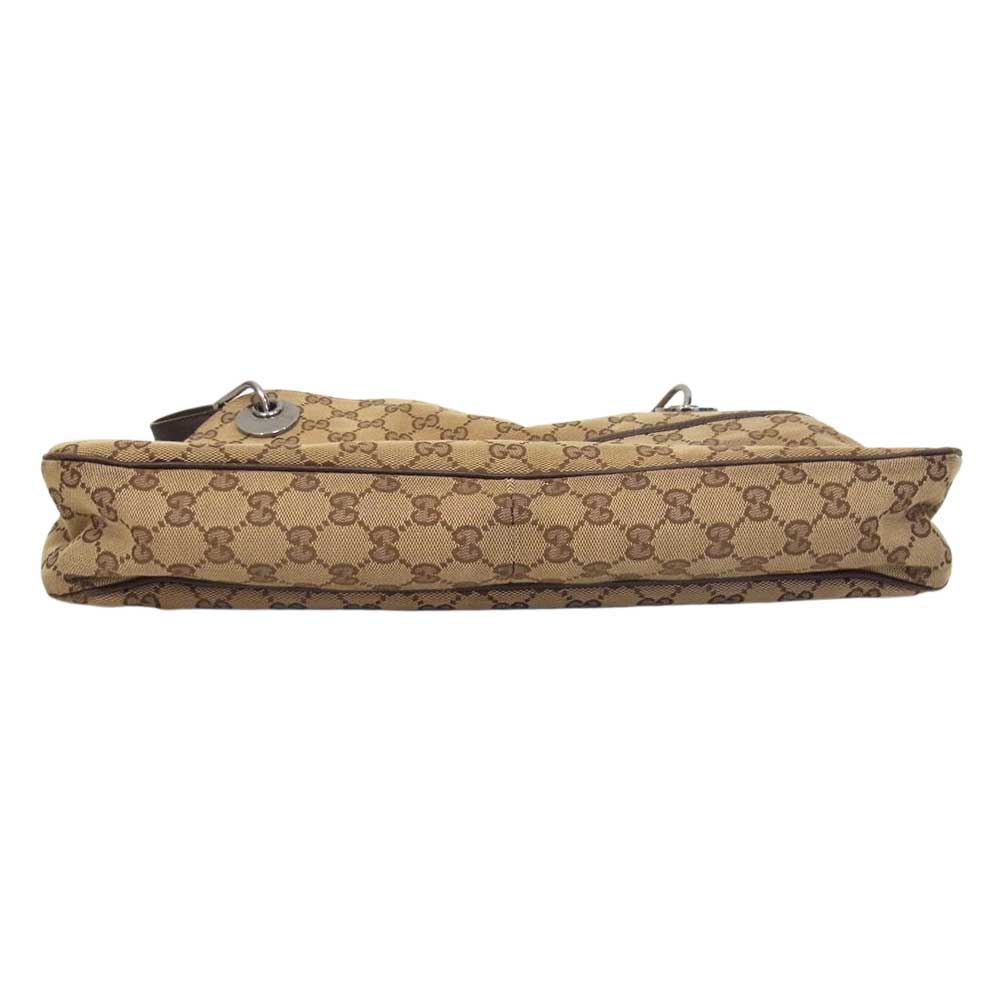 GUCCI グッチ 121023 GGキャンバス トート ハンド バッグ ブラウン系【中古】