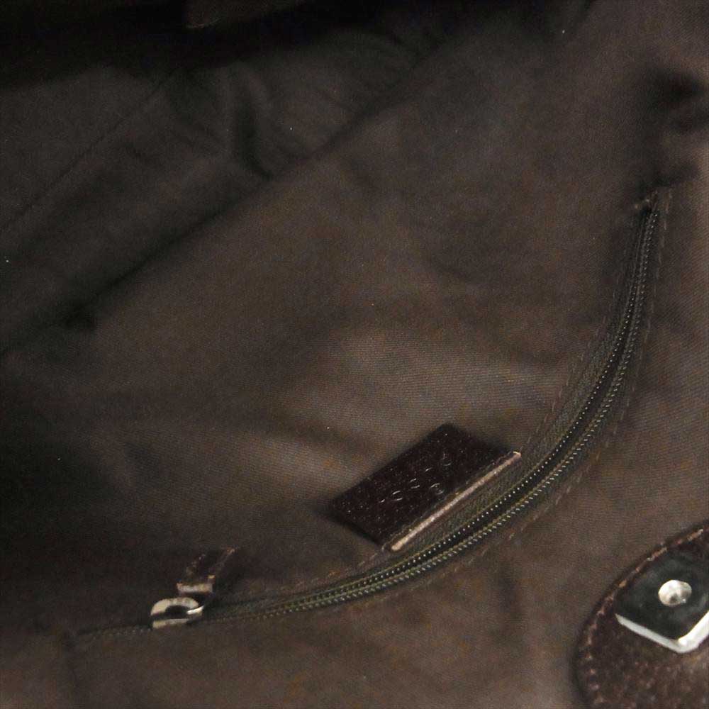 GUCCI グッチ 121023 GGキャンバス トート ハンド バッグ ブラウン系【中古】