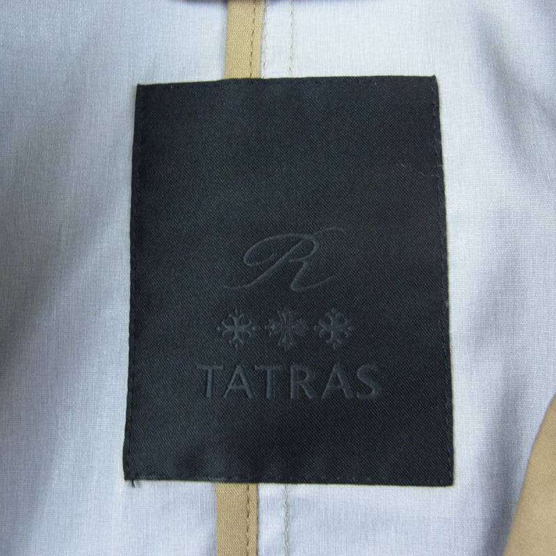 TATRAS タトラス 20SS LTA20S4788 Rライン DEMOFANE トレンチ コート ベージュ系 03【中古】