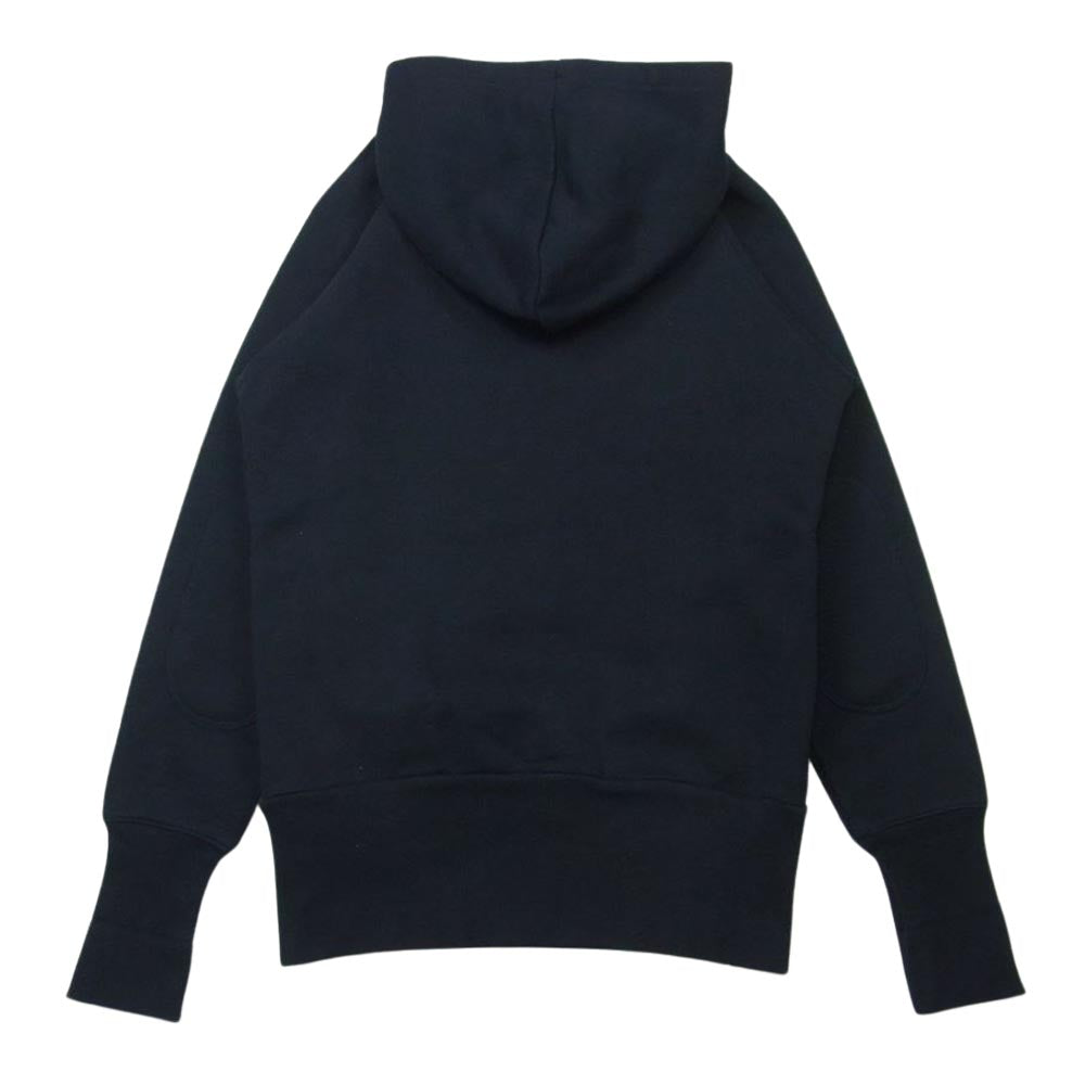 Yohji Yamamoto ヨウジヤマモト AK9001 Y-3 ワイスリー ラバープリント ロゴ プルオーバ― パーカー ダークネイビー系 XS【中古】