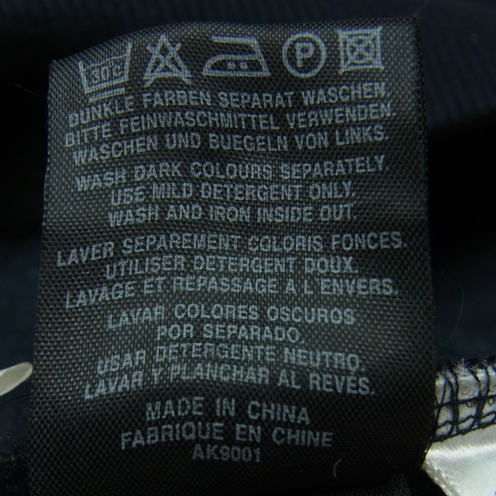 Yohji Yamamoto ヨウジヤマモト AK9001 Y-3 ワイスリー ラバープリント ロゴ プルオーバ― パーカー ダークネイビー系 XS【中古】