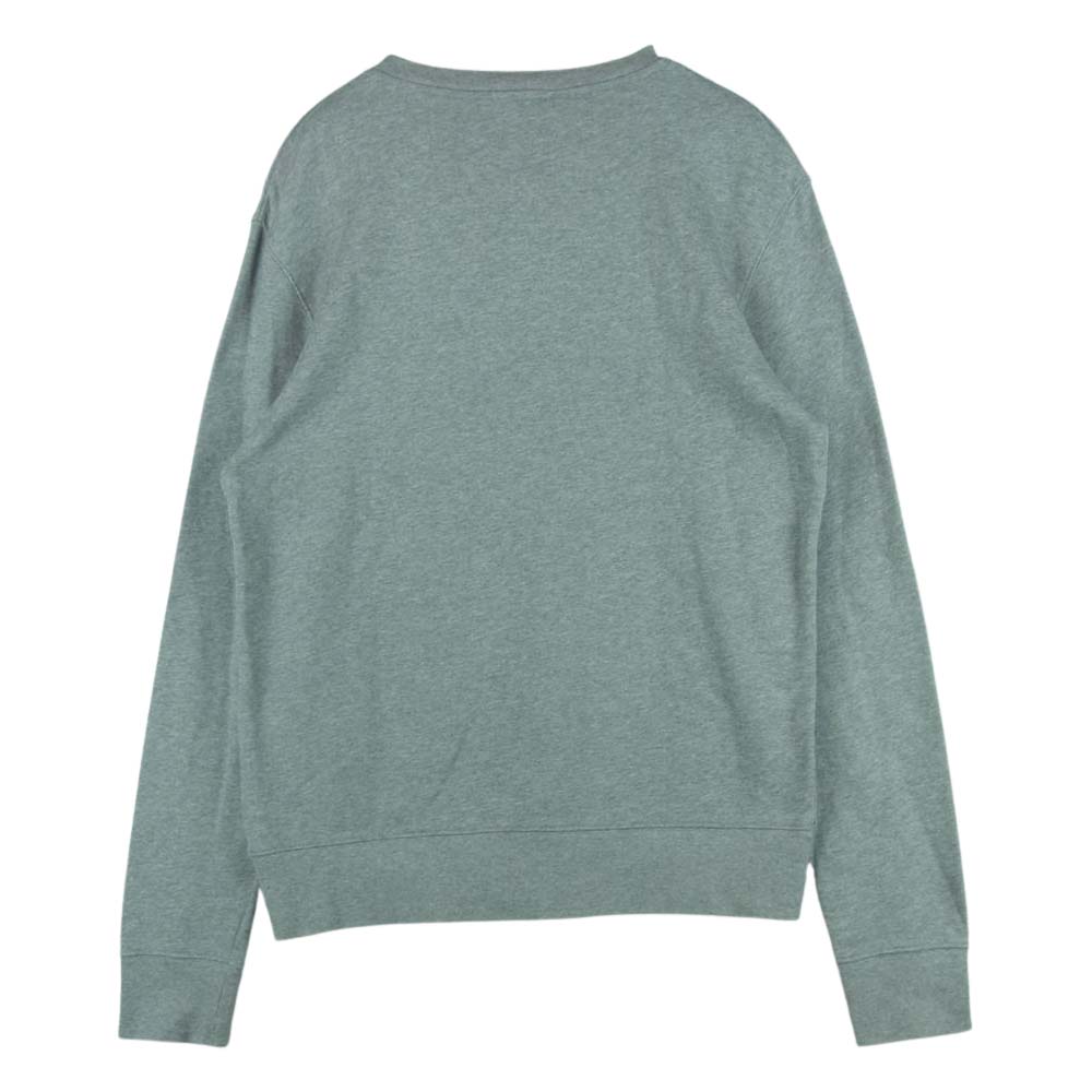 ACNE STUDIOS アクネストゥディオズ SLIP プリント クルーネック スウェット トレーナー ポルトガル製 グレー系 S【中古】