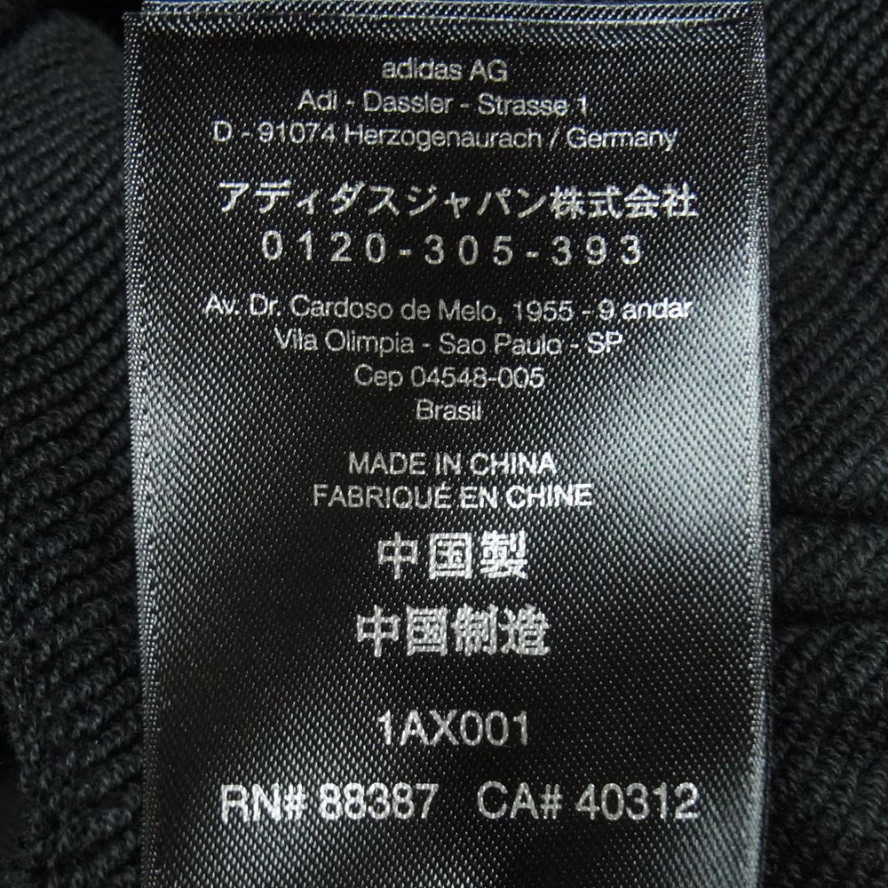 Yohji Yamamoto ヨウジヤマモト CY6900 Y-3 ワイスリー CLASSIC HOODIE クラシック ロゴ プリント ジップ フーディー パーカー ブラック系 S【中古】