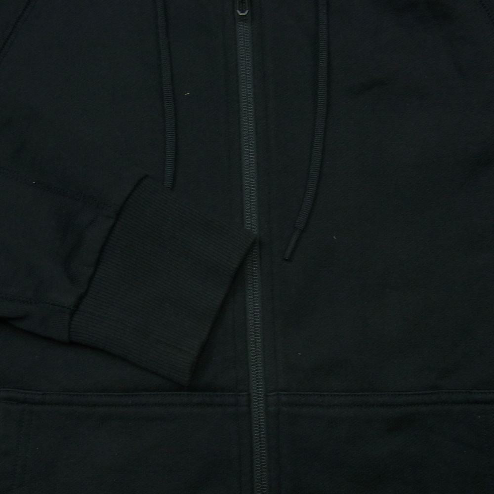 Yohji Yamamoto ヨウジヤマモト CY6900 Y-3 ワイスリー CLASSIC HOODIE クラシック ロゴ プリント ジップ フーディー パーカー ブラック系 S【中古】