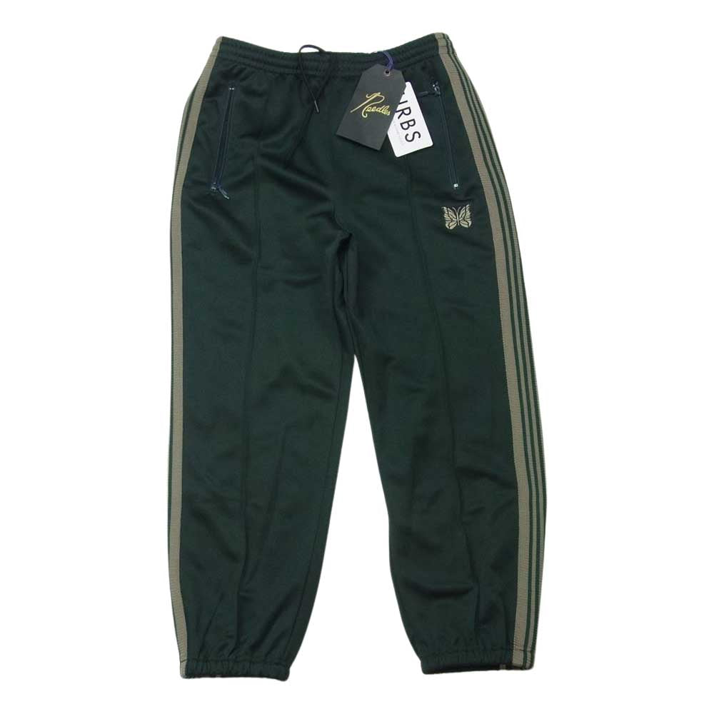 Needles ニードルス J0226 Zipped Track Pants ジップ トラック パンツ 日本製 ダークグリーン系 XS【中古】