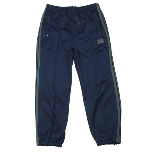 Needles ニードルス J0226 Zipped Track Pants ジップ トラック パンツ 日本製 ネイビー系 XS【中古】