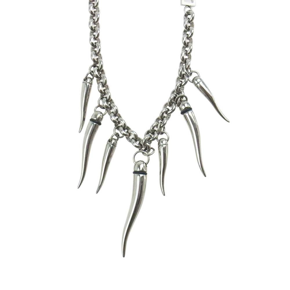 ドルチェ&ガッバーナ コルノ ネックレス チョーカー シルバー系【中古】