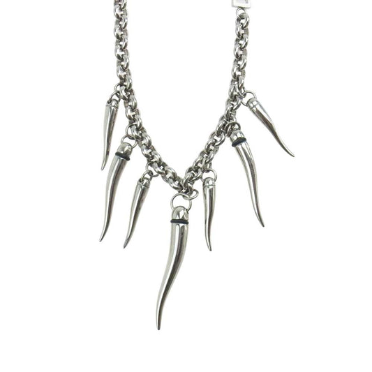 ドルチェ&ガッバーナ コルノ ネックレス チョーカー シルバー系【中古】