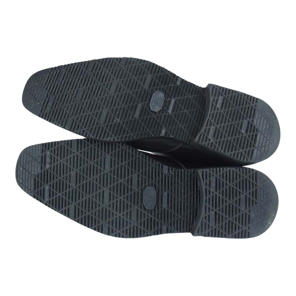ドルチェ&ガッバーナ 2連 サイド ジップ ブーツ ブラウン系 7.5【中古】