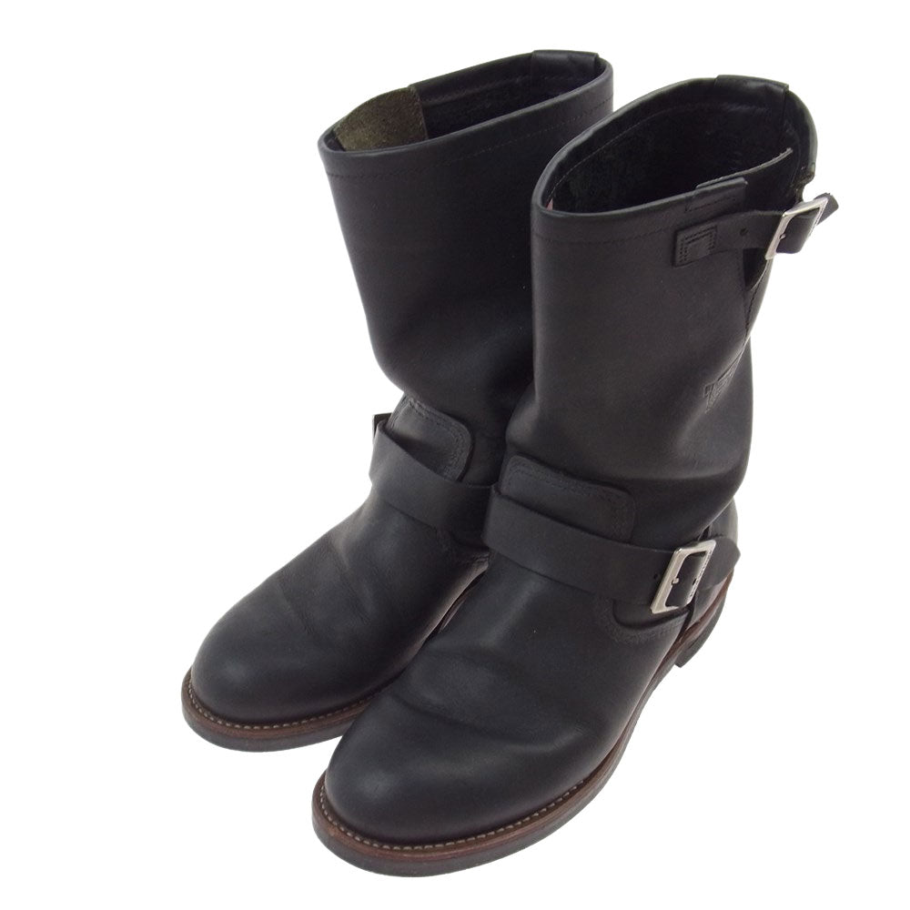 RED WING レッドウィング 2990 エンジニア ブーツ ブラック ブラック系 US8.5(26.5cm)【中古】