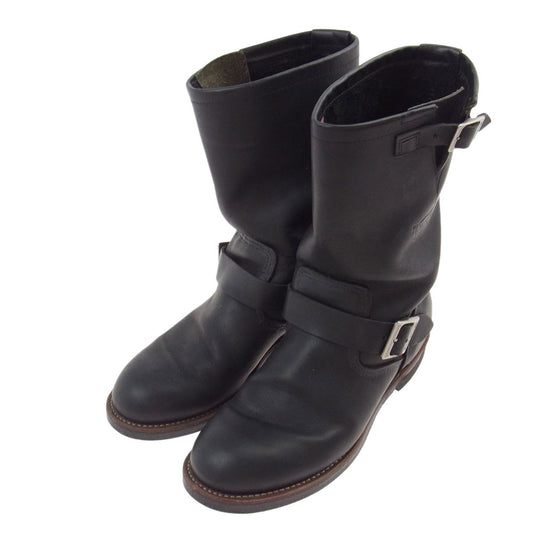 RED WING レッドウィング 2990 エンジニア ブーツ ブラック ブラック系 US8.5(26.5cm)【中古】