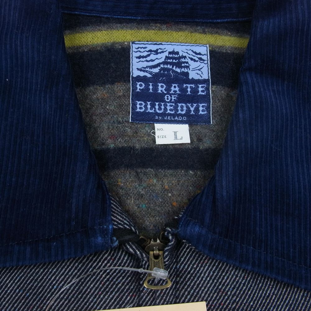 JELADO ジェラード IP43446 PIRATE OF BLUE DIE OFF BEAT オフビート インディゴ ジャケット インディゴブルー系 L【新古品】【未使用】【中古】