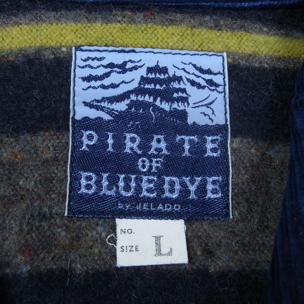 JELADO ジェラード IP43446 PIRATE OF BLUE DIE OFF BEAT オフビート インディゴ ジャケット インディゴブルー系 L【新古品】【未使用】【中古】