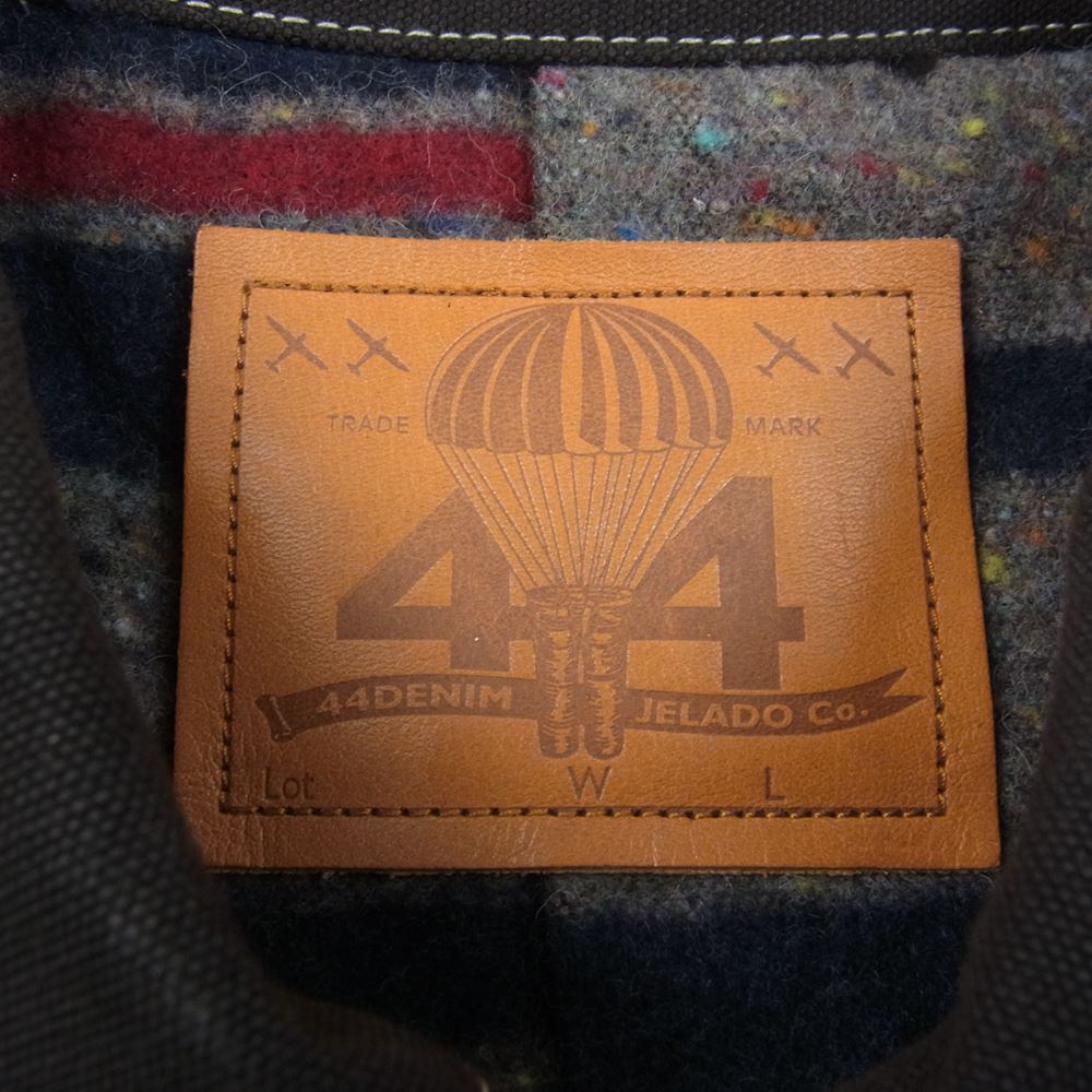 JELADO ジェラード JP53405 44 Dack Jacket 44 ヴィンテージ加工 ダック ジャケット Smoke Black ブラック系 L【美品】【中古】