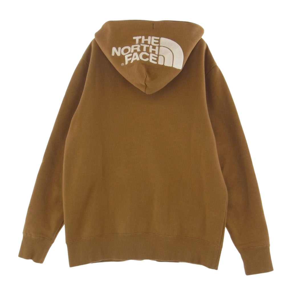 THE NORTH FACE ノースフェイス NT11930 Rearview FullZip Hoodie ジップ スウェット パーカー ブラウン系 ベージュ系 M【中古】