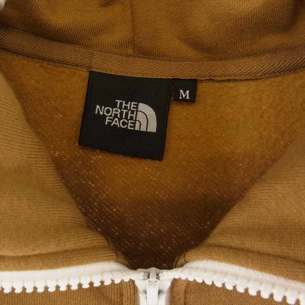 THE NORTH FACE ノースフェイス NT11930 Rearview FullZip Hoodie ジップ スウェット パーカー ブラウン系 ベージュ系 M【中古】