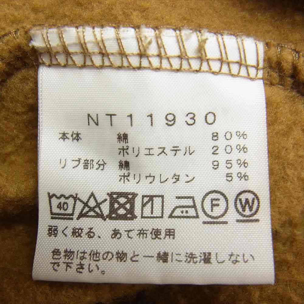THE NORTH FACE ノースフェイス NT11930 Rearview FullZip Hoodie ジップ スウェット パーカー ブラウン系 ベージュ系 M【中古】