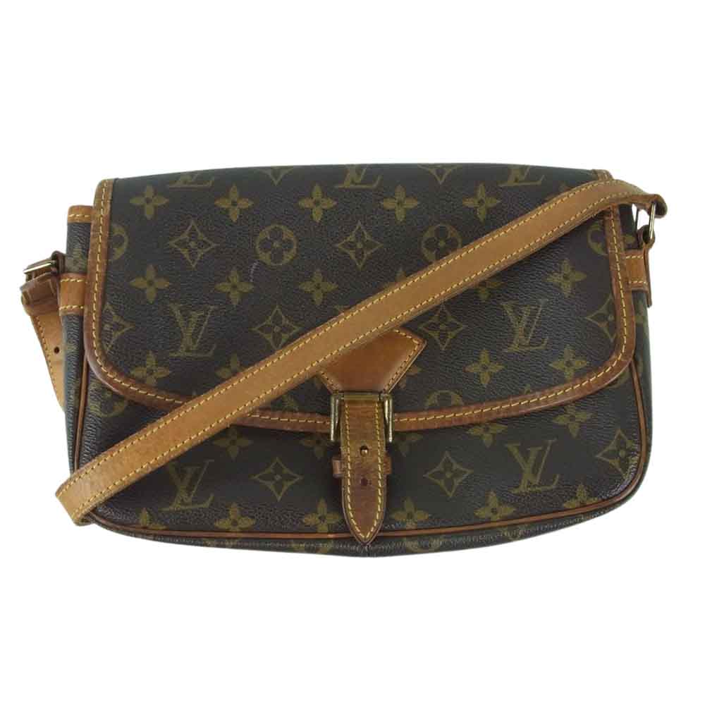 LOUIS VUITTON ルイ・ヴィトン M42250 モノグラム ソローニュ 斜め掛け ショルダー バッグ フランス製 ブラウン系【中古】