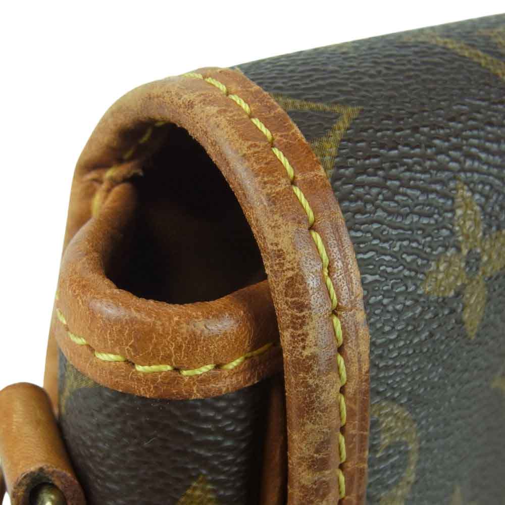 LOUIS VUITTON ルイ・ヴィトン M42250 モノグラム ソローニュ 斜め掛け ショルダー バッグ フランス製 ブラウン系【中古】
