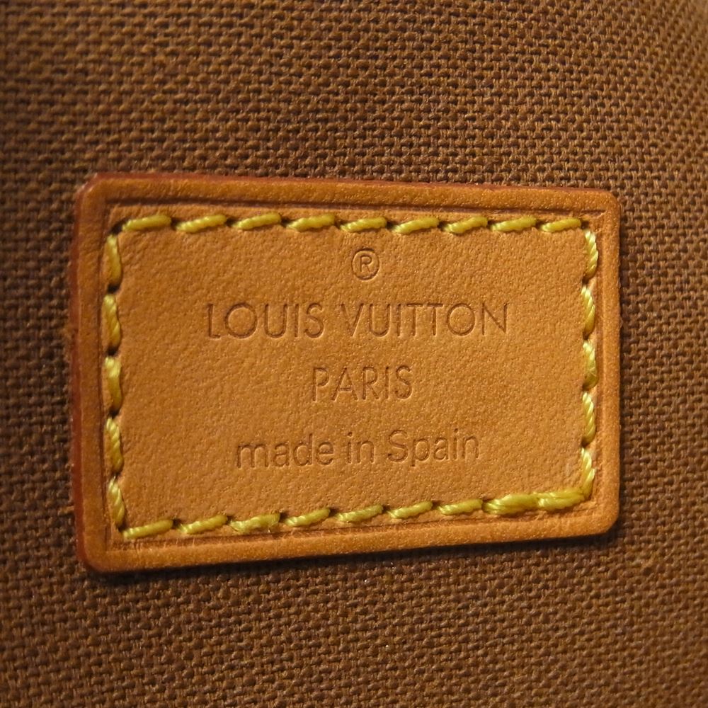 LOUIS VUITTON ルイ・ヴィトン M51870 モノグラム ポシェット ガンジュ 斜め掛け ショルダー バッグ ブラウン系【中古】