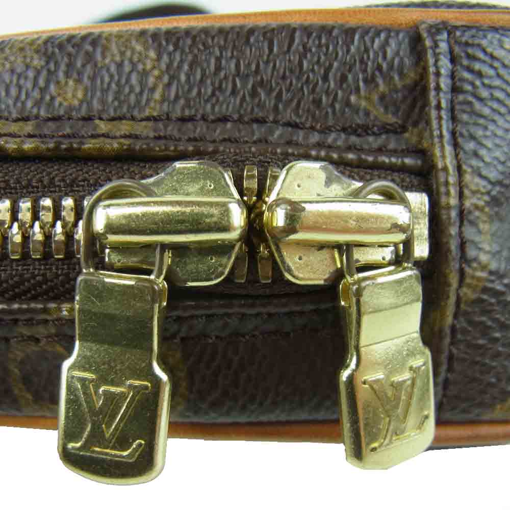 LOUIS VUITTON ルイ・ヴィトン M51870 モノグラム ポシェット ガンジュ 斜め掛け ショルダー バッグ ブラウン系【中古】