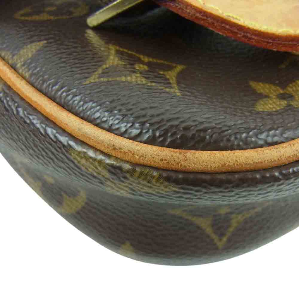 LOUIS VUITTON ルイ・ヴィトン M51870 モノグラム ポシェット ガンジュ 斜め掛け ショルダー バッグ ブラウン系【中古】