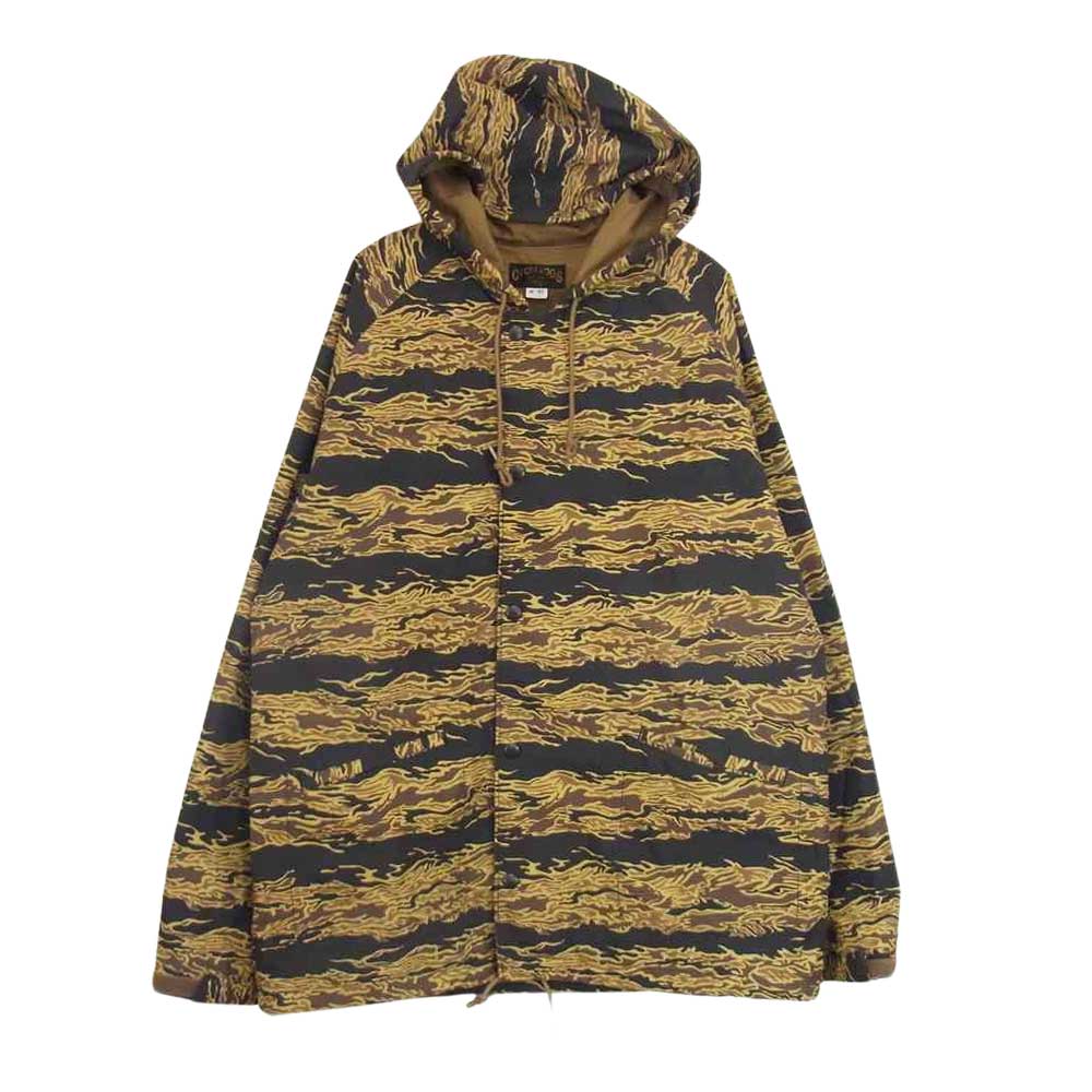 ウエストライド CYCLE HOODIE WINDBREAKER TIGER CAMO サイクル フーディー ウインドブレーカー タイガー カモ ジャケット ブラウン系 40【中古】