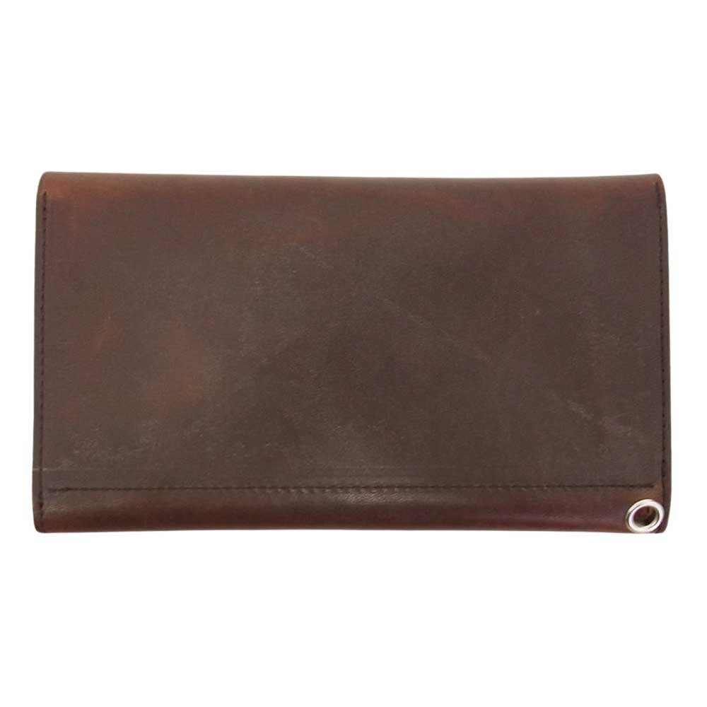 ヴィンテージワークス  ハンドメイド レザー ロング ウォレット  ブラウン系【中古】