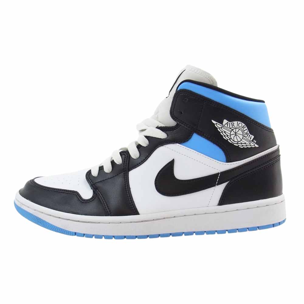 NIKE ナイキ BQ6472-102 WMNS AIR JORDAN 1 MID エア ジョーダン ミッド スニーカー ブラック系 ライトブルー系 US12(29.0cm)【中古】