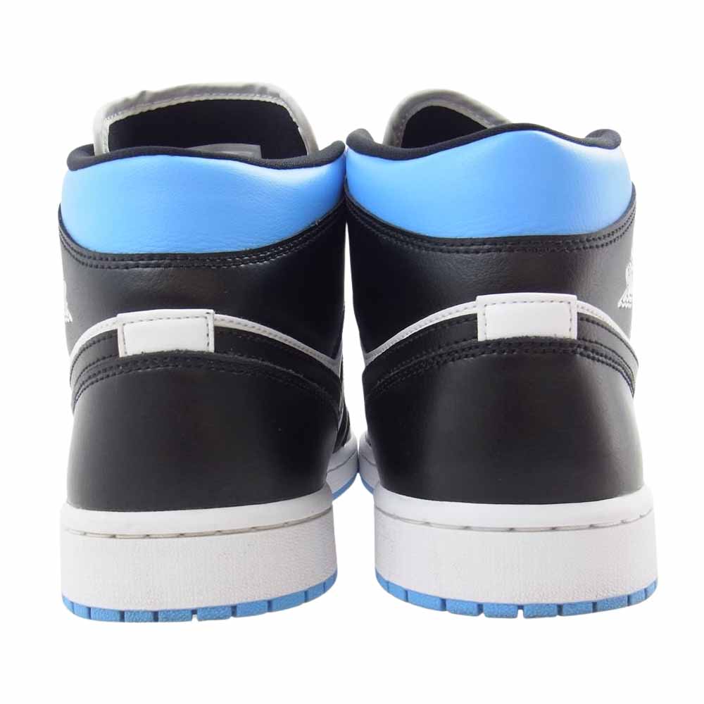 NIKE ナイキ BQ6472-102 WMNS AIR JORDAN 1 MID エア ジョーダン ミッド スニーカー ブラック系 ライトブルー系 US12(29.0cm)【中古】