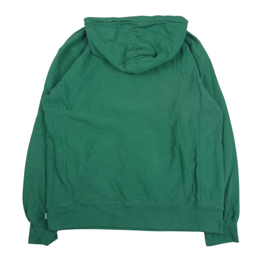 Supreme シュプリーム 21SS KAWS Chalk Logo Hooded Sweatshirt カウズ チョーク ボックスロゴ フーデッド スウェットシャツ パーカー フーディ グリーン系 L【中古】