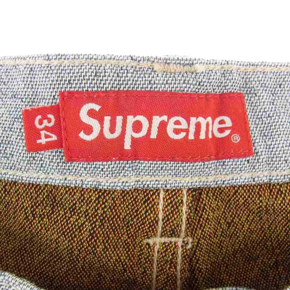 Supreme シュプリーム 20AW Aerial Tapestry Regular Jean エアリアル タペストリー レギュラー ジーンズ デニムパンツ インディゴブルー系 34【中古】