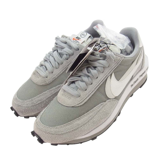 NIKE ナイキ DH2684 001 × Sacai FRAGMENT LD WAFFLE サカイ フラグメント ワッフル ローカット スニーカー グレー系 28.5cm【中古】
