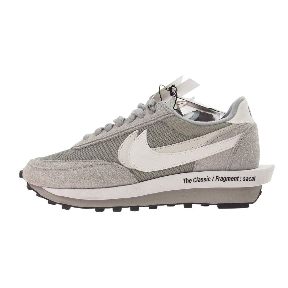 NIKE ナイキ DH2684 001 × Sacai FRAGMENT LD WAFFLE サカイ フラグメント ワッフル ローカット スニーカー グレー系 28.5cm【中古】