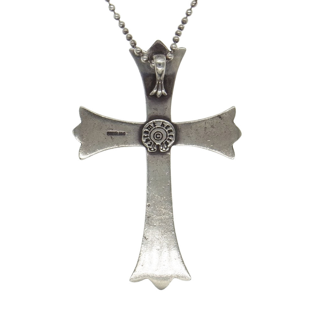 CHROME HEARTS クロムハーツ（原本無） CH CRS LG ラージ CHクロス ペンダント トップ シルバー系【中古】