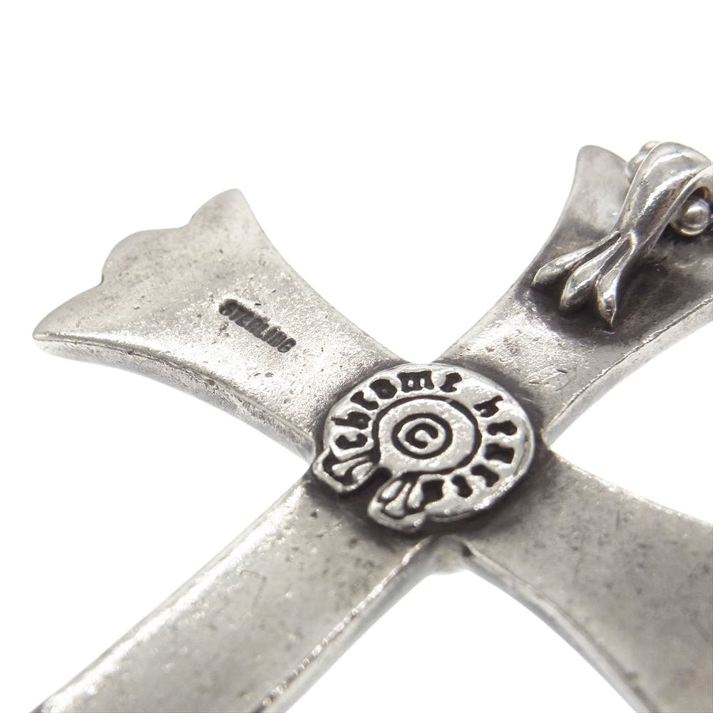CHROME HEARTS クロムハーツ（原本無） CH CRS LG ラージ CHクロス ペンダント トップ シルバー系【中古】