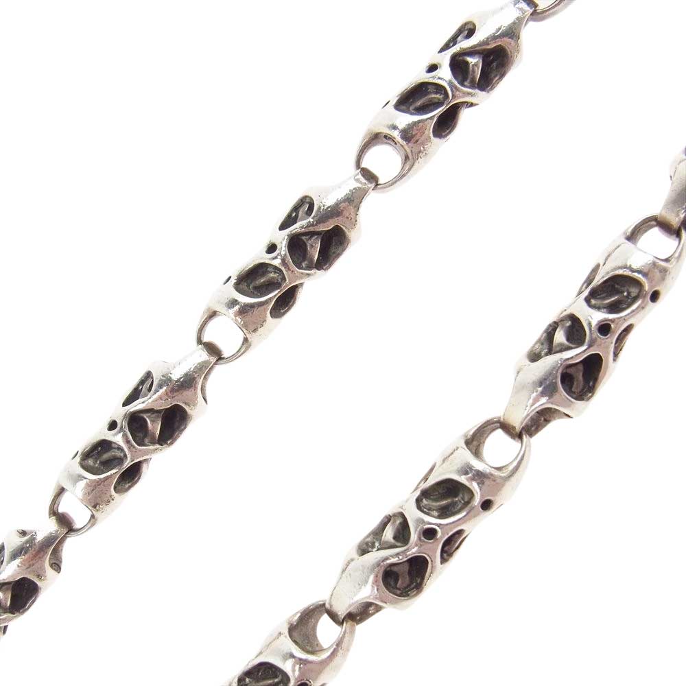 TRAVIS WALKER トラヴィスワーカー ギャラ付き New Hook 2Gargoyles & Meat Links Wallet Chain ニューフック 2ガーゴイル ミートリンク ウォレットチェーン シルバー系【中古】