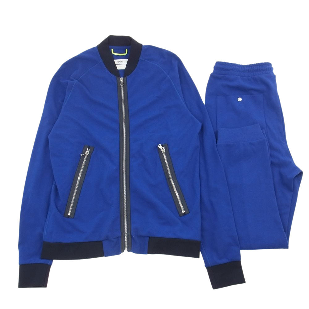 オーエーエムシー SS15 1019829　1019830 スウェット ブルゾン パンツ セットアップ ブルー系 M【中古】