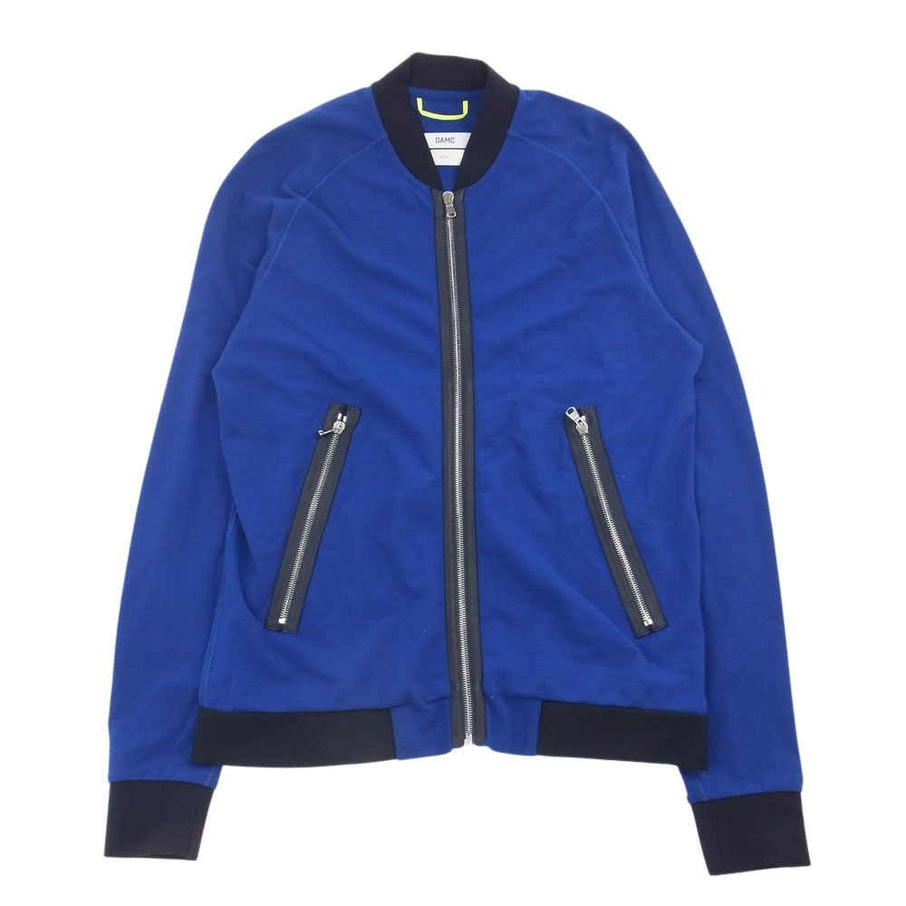 オーエーエムシー SS15 1019829　1019830 スウェット ブルゾン パンツ セットアップ ブルー系 M【中古】