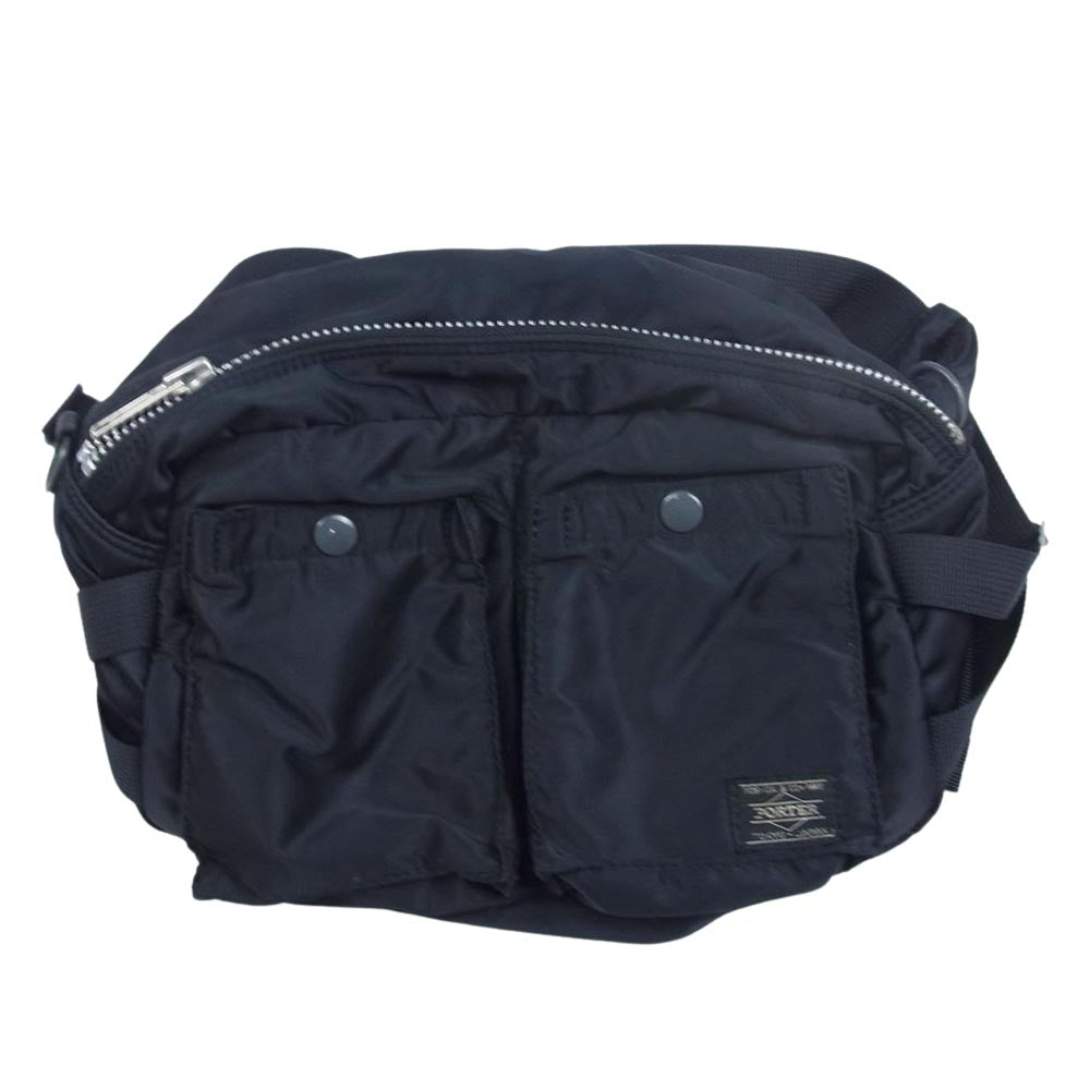 PORTER ポーター TANKER タンカー ウエスト バッグ ブラック系【中古】