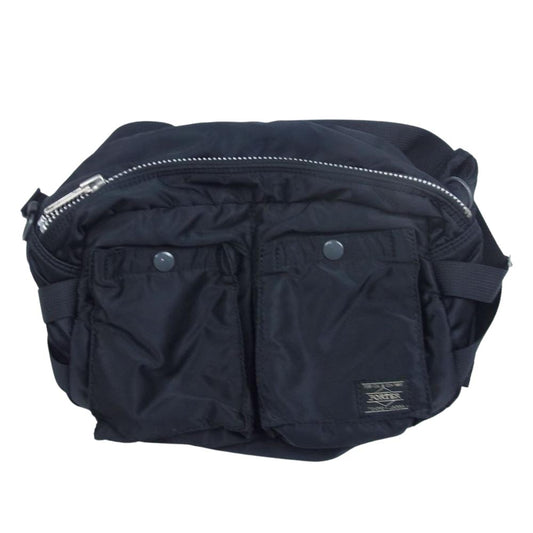 PORTER ポーター TANKER タンカー ウエスト バッグ ブラック系【中古】