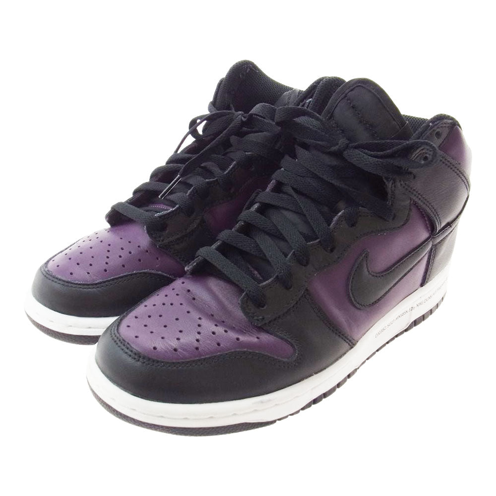 NIKE ナイキ DUNK HI F FRAGMENT DESIGN ダンク フラグメント デザイン スニーカー パープル系 26.5cm(US8.5)【中古】