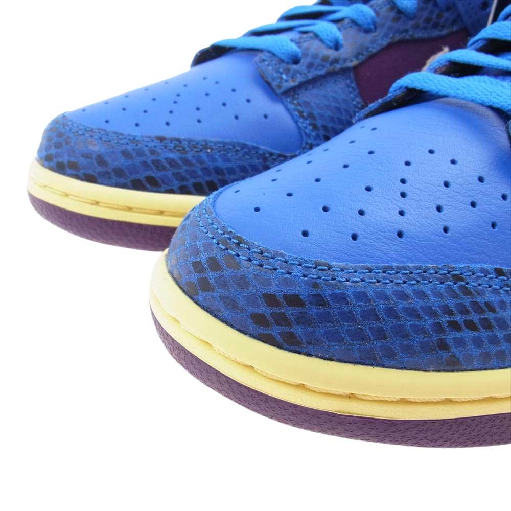 NIKE ナイキ × UNDEFEATED アンディフィーテッド DH6508-400 DUNK LOW SP "DUNK VS AF-1 PACK ダンクロー スニーカー ブルー系 27cm【極上美品】【中古】