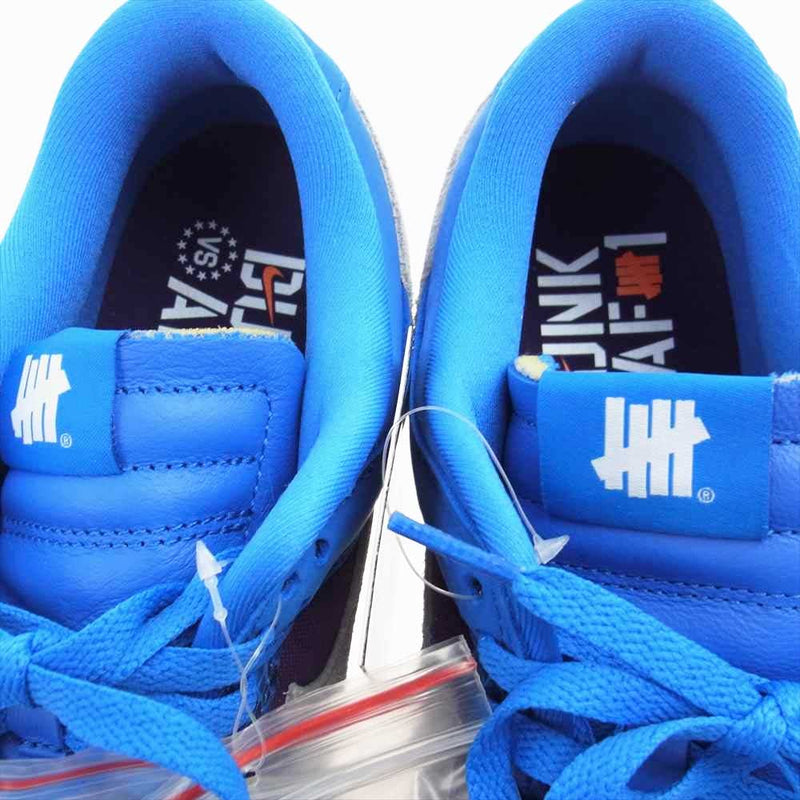 NIKE ナイキ × UNDEFEATED アンディフィーテッド DH6508-400 DUNK LOW SP "DUNK VS AF-1 PACK ダンクロー スニーカー ブルー系 27cm【極上美品】【中古】