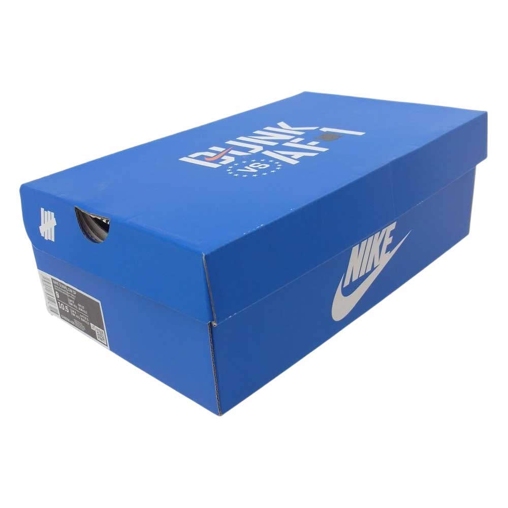 NIKE ナイキ × UNDEFEATED アンディフィーテッド DH6508-400 DUNK LOW SP "DUNK VS AF-1 PACK ダンクロー スニーカー ブルー系 27cm【極上美品】【中古】